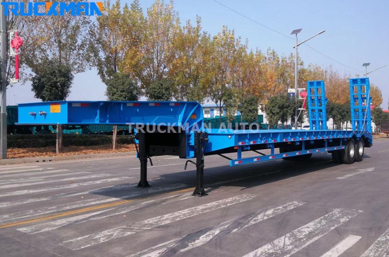 2 axle low bed trailer