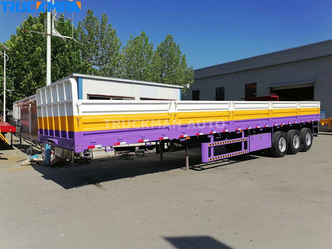 3 Axle Side Wall Semi Trailer