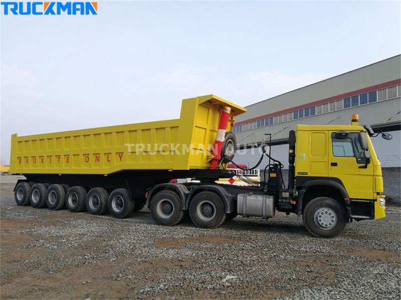 6 Axle Dump Semi Trailer