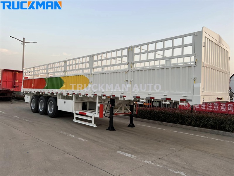 drop side wall cargo trailer