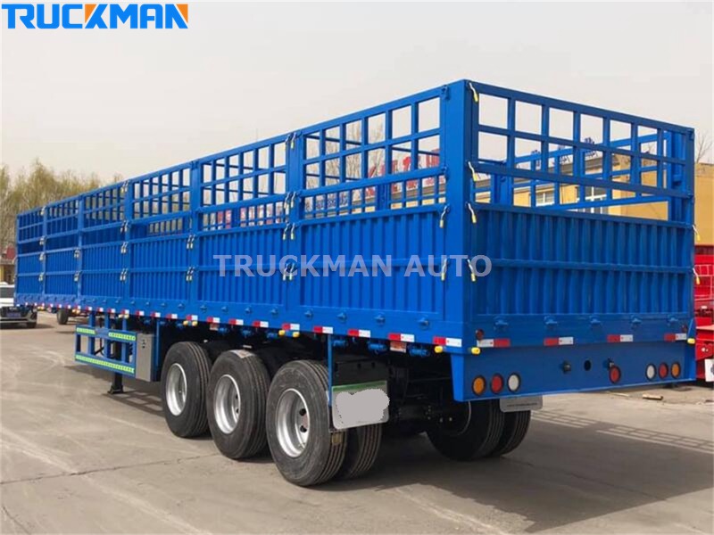 12 Wheel Fence Truck Cargo Trailer