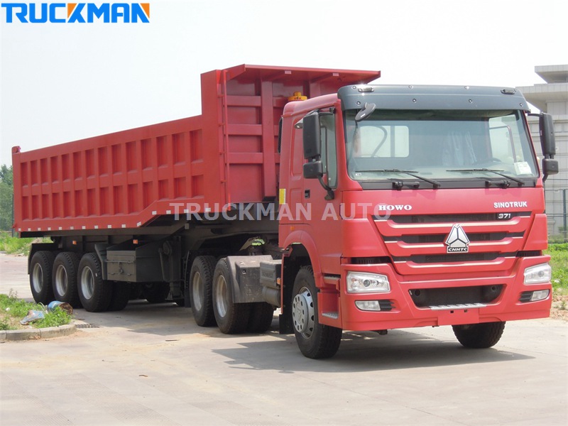 60 Ton Dump Truck Dump Trailer