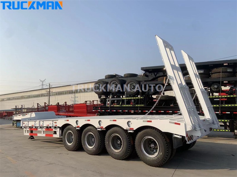 4 Axle Low-Bed Semi Trailer