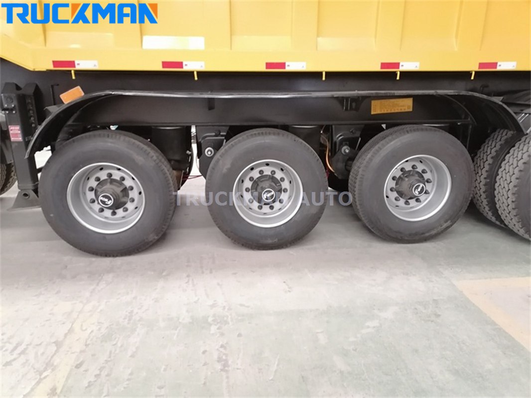 6 Axles 100 Ton Tipping Semi Trailer