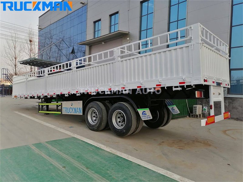 2 Axles 40 Ton Drop Side Wall Semi Trailer