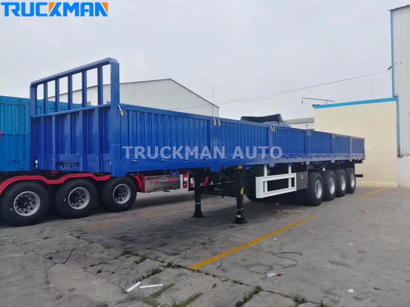 4 Gandar 80 Ton Dinding Samping Semi Trailer