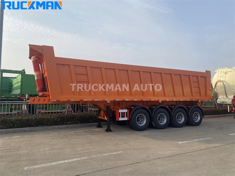 4 axles tipper trailer