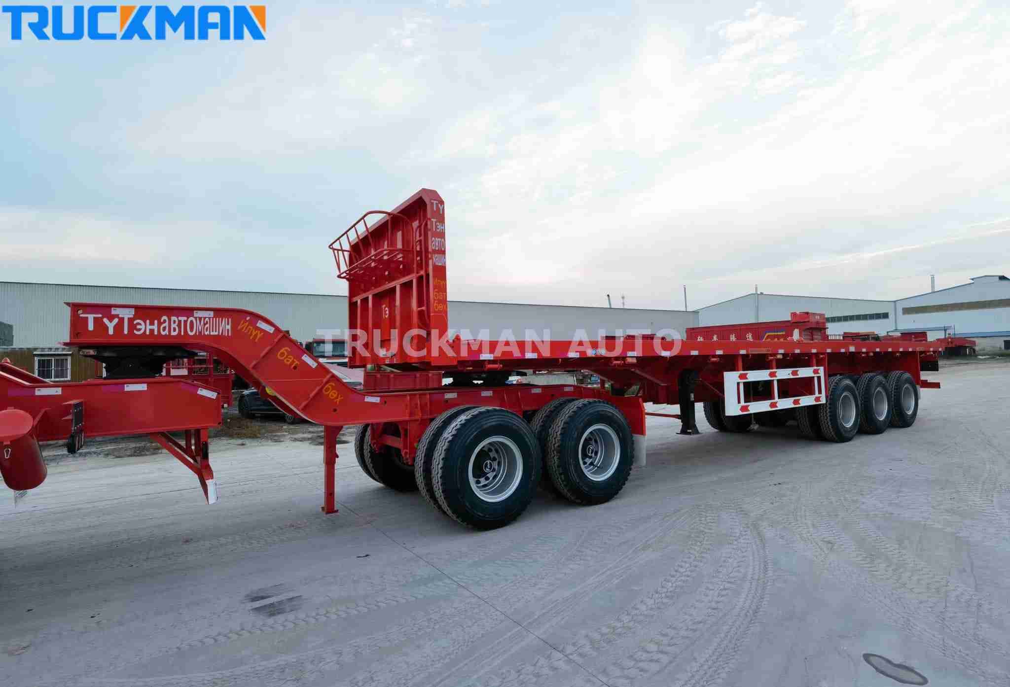 interlink container flatbed trailer