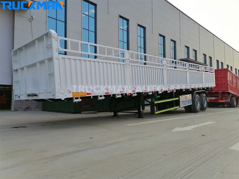 2 trục 40 tấn Drop Side Wall Semi Trailer