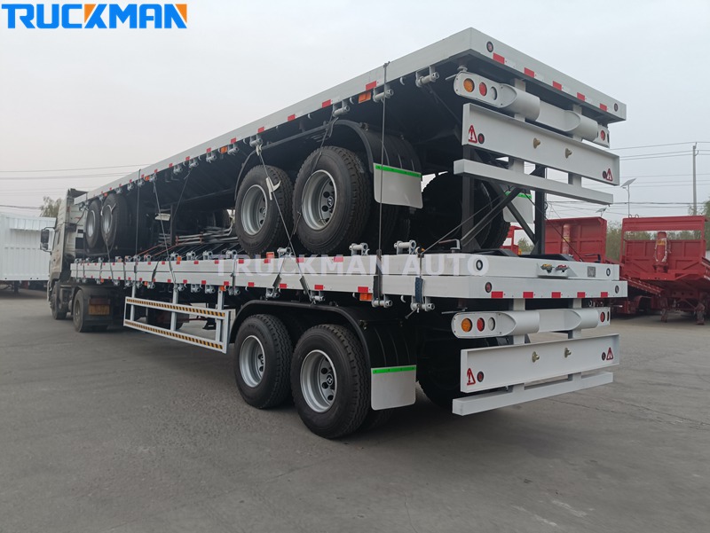 Container Flatbed Trailer to port