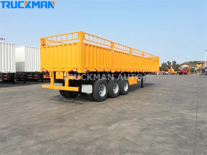 3 Axles 60 Ton Fence Semi Trailer