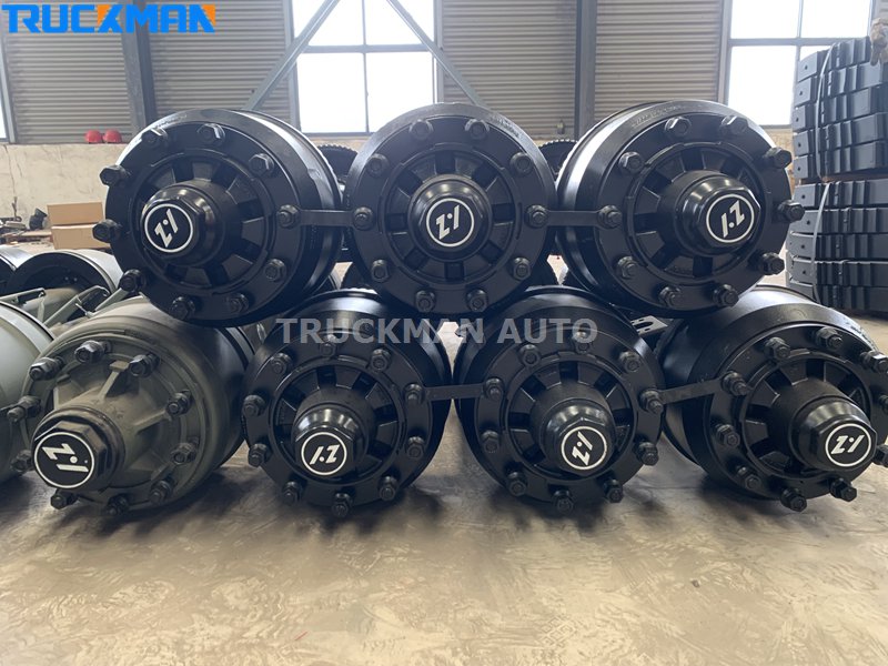 semi truck container trailer axle