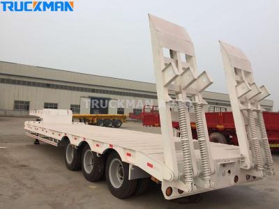 3 Axle 70 Tons Low Bed Semi Trailer