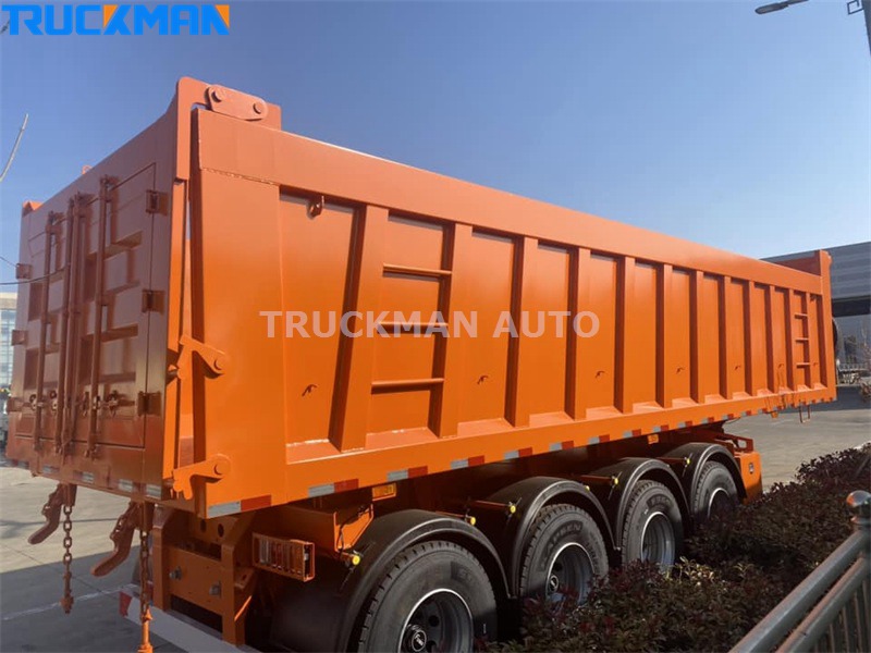 4 axles tipper trailer