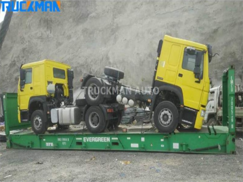 တာယာ ၁၀ လုံး SINOTRUCK HOWO 400HP ထွန်စက် Truck.jpg