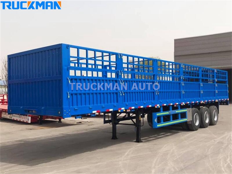 12 Wheel Fence Truck Cargo Trailer