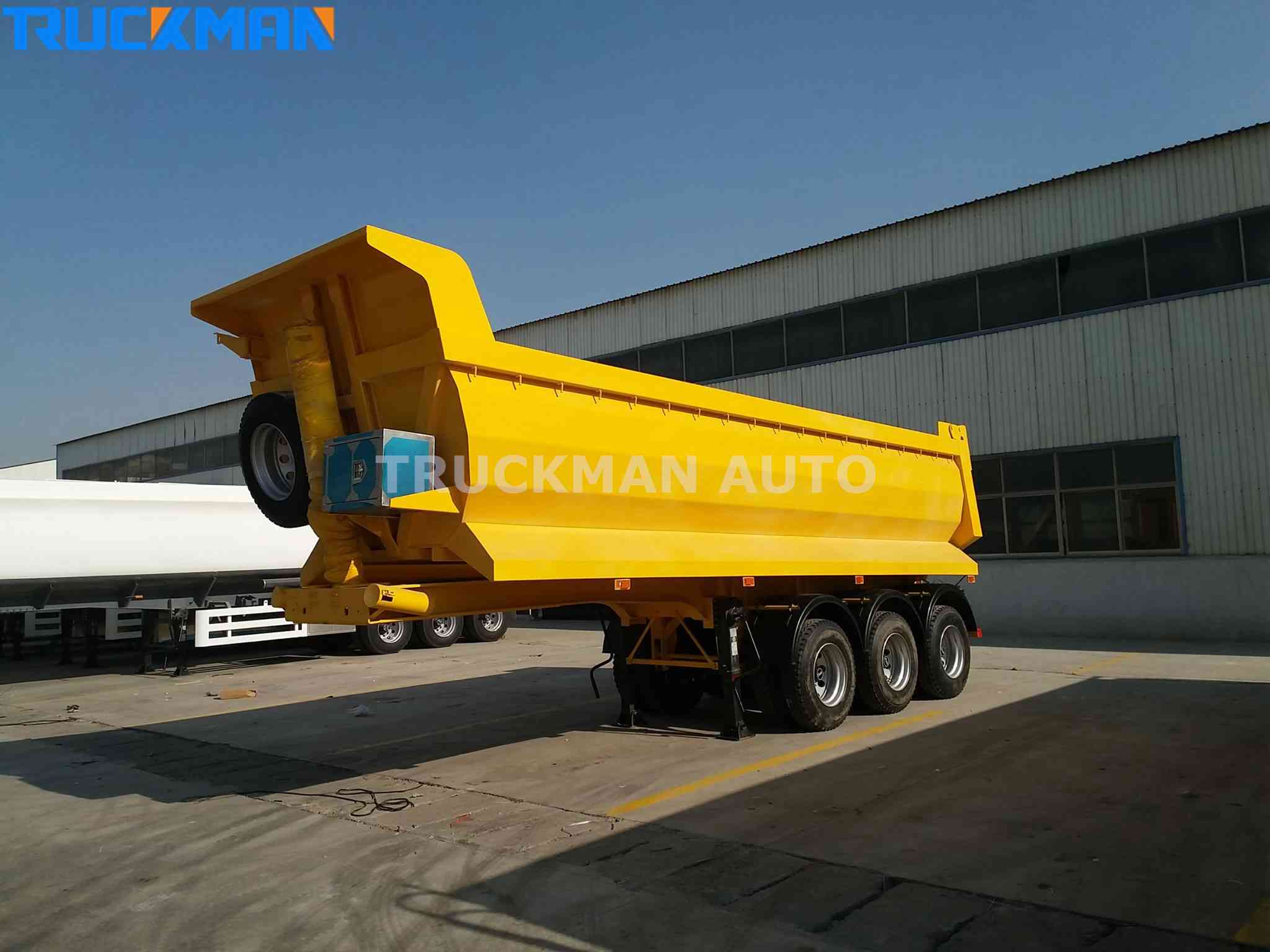 3 Axle 60 Ton Dump Trailer