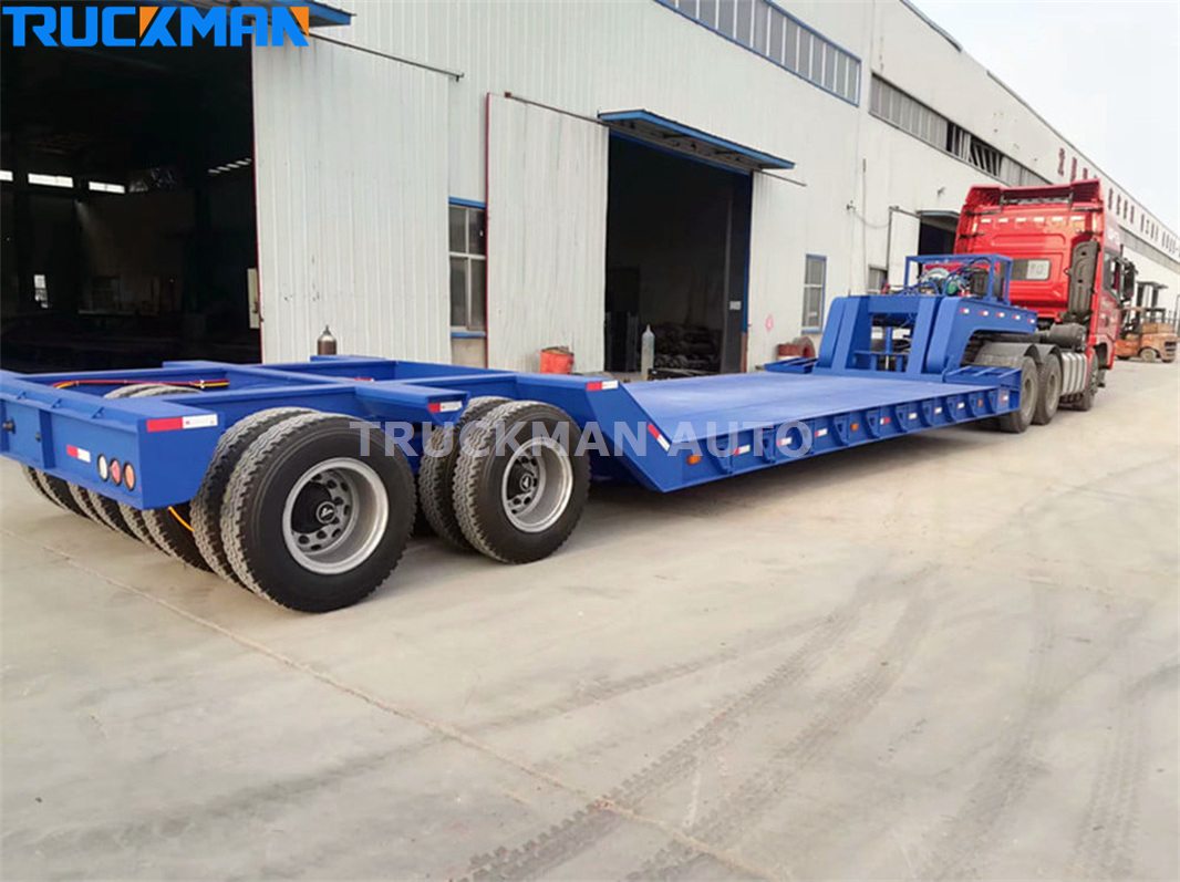 2 line 4 axle low bed trailer