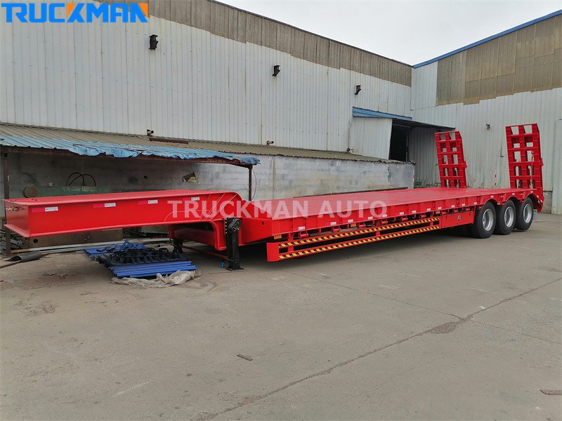 3 axle lowbed trailer 