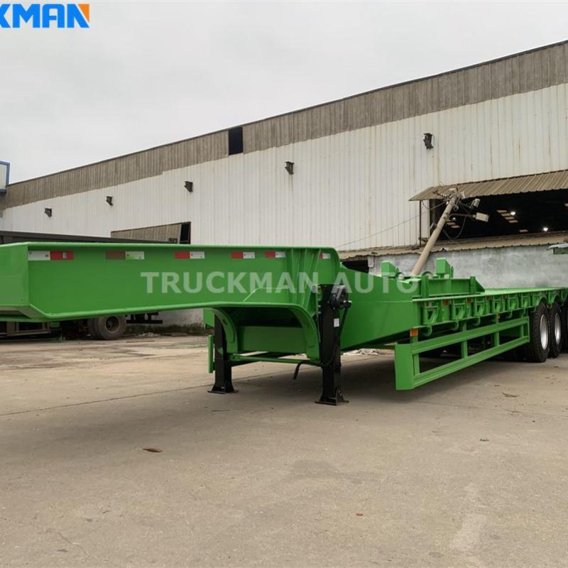 3 Axles 60 Ton Lowboy Semi Trailer