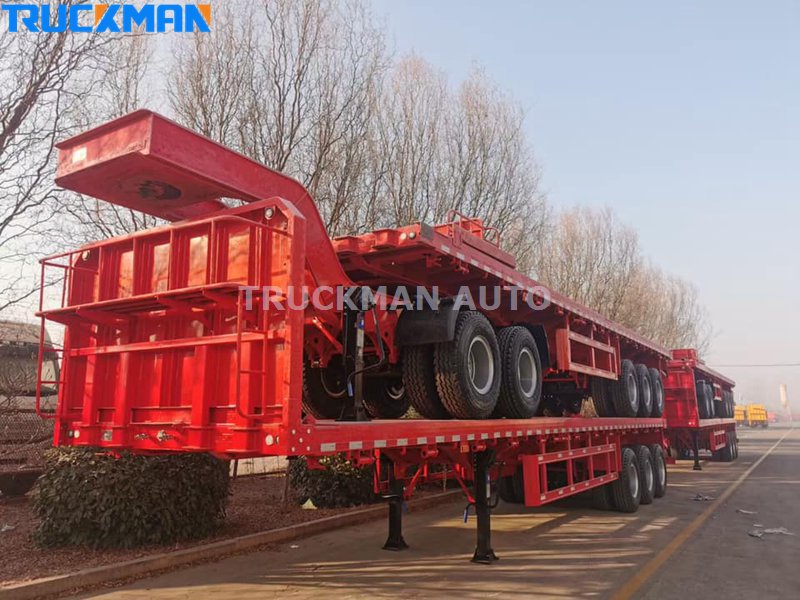 super container flatbed trailer