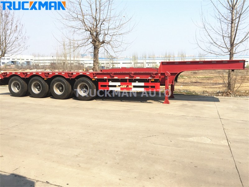 Detachable Gooseneck Low Bed Trailer