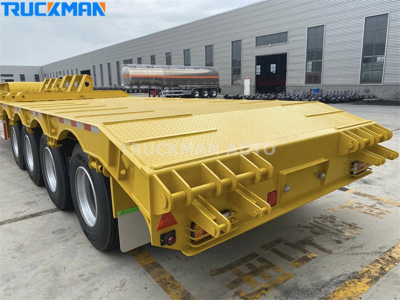 4 axle lowboy နောက်တွဲယာဉ်