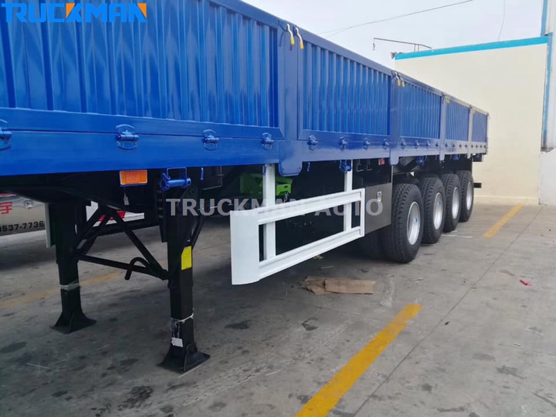 4 Gandar 80 Ton Dinding Samping Semi Trailer