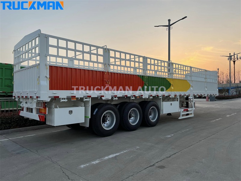 drop side wall cargo trailer