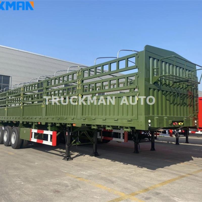 Tri-axles 80 Tons Cargo Semi Trailer